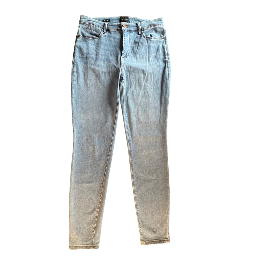 Talbots Jegging Jeans Womens 6 Light Blue Excellent High Rise Stretch Slim Leg